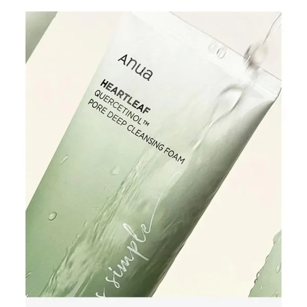 ANUA Heartleaf Quercetinol Pore Deep Cleansing Foam 150ml - Image 2