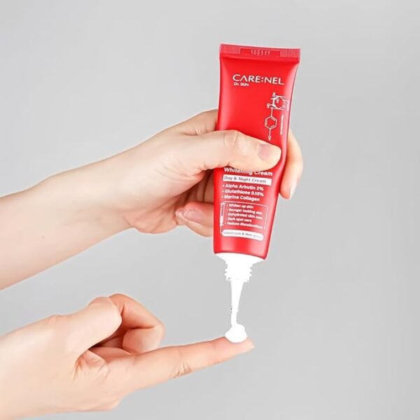 CARE:NEL Dr. Skin Derma Alpha Arbutin Glutathione Whitening Cream Day & Night 45ml - Image 2