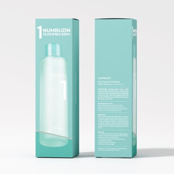 NUMBUZIN No.1 Pure-full Calming Herb Toner 300ml - Image 5