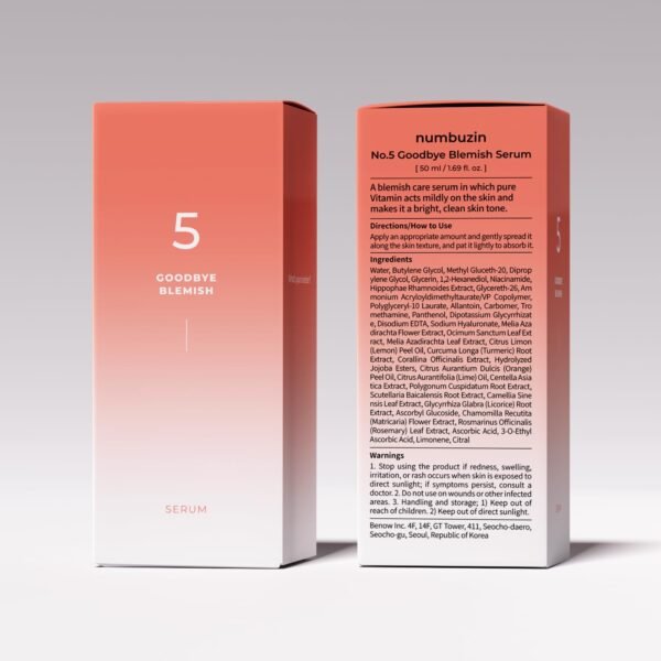 NUMBUZIN No.5 Goodbye Blemish Serum 50ml - Image 5