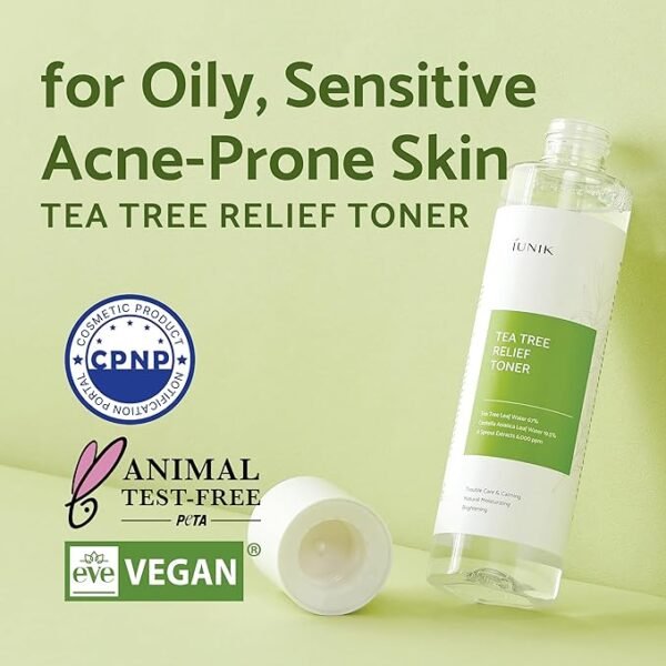 IUNIK Tea Tree Relief Toner 200ml - Image 4