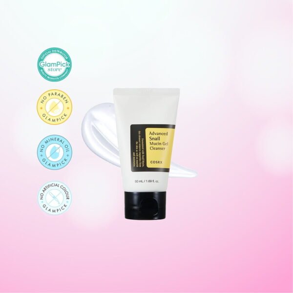 COSRX Advanced Snail Mucin Gel Cleanser 20ml - Image 5