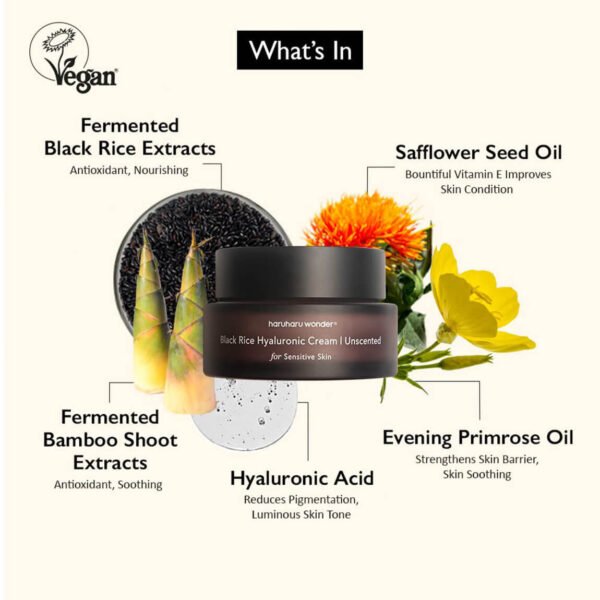 Haruharu Wonder Black Rice Hyaluronic Cream - Image 4
