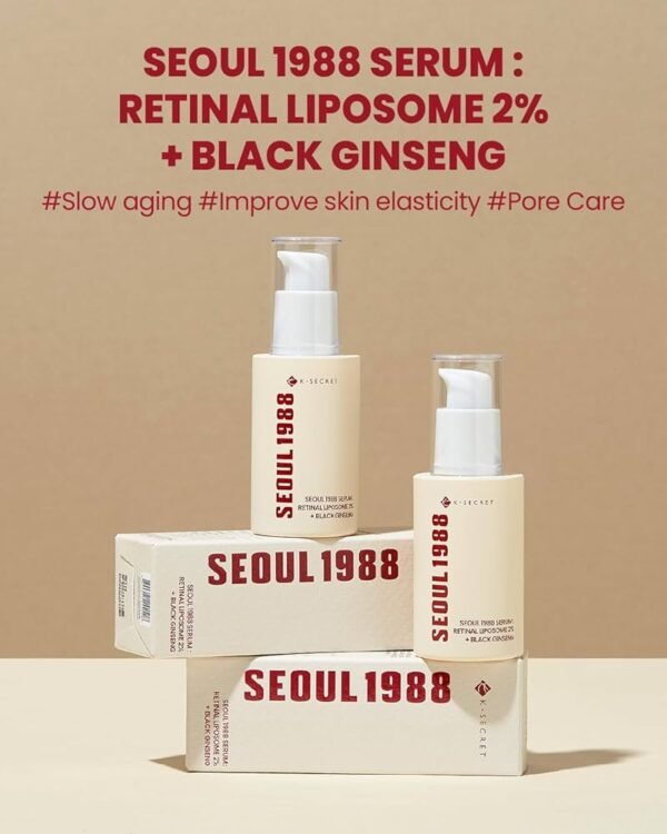Secret Seoul 1988 Serum: Retinal Liposome 2% + Black Ginseng (30ml) - Image 3