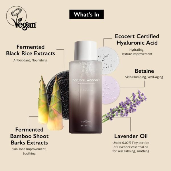 Haruharu Wonder Black Rice Hyaluronic Toner - Image 3