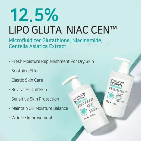 APLB Glutathione Niacinamide Body Lotion (300ml) - Image 3
