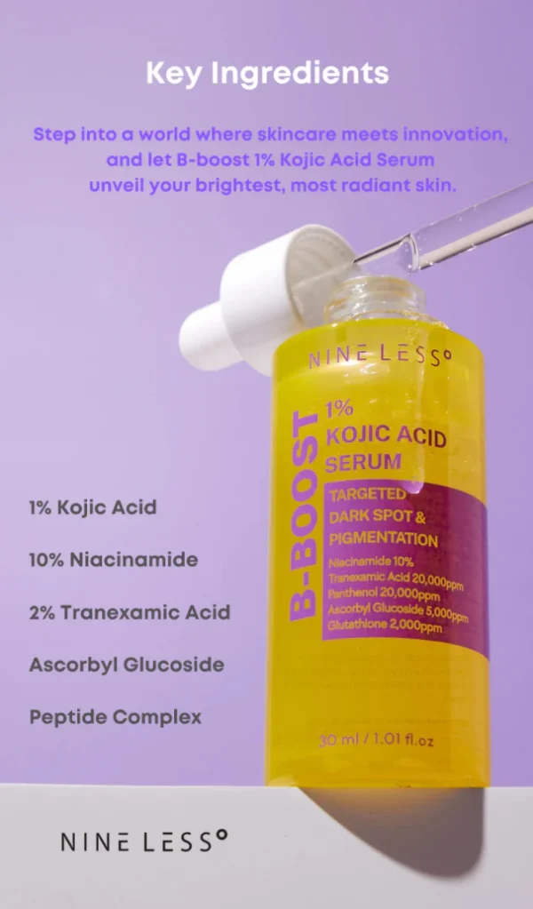 Nineless B-Boost 1% Kojic Acid Serum - Image 2