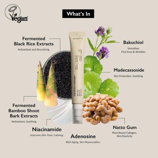Haruharu Wonder Black Rice Bakuchiol Eye Cream - Image 2